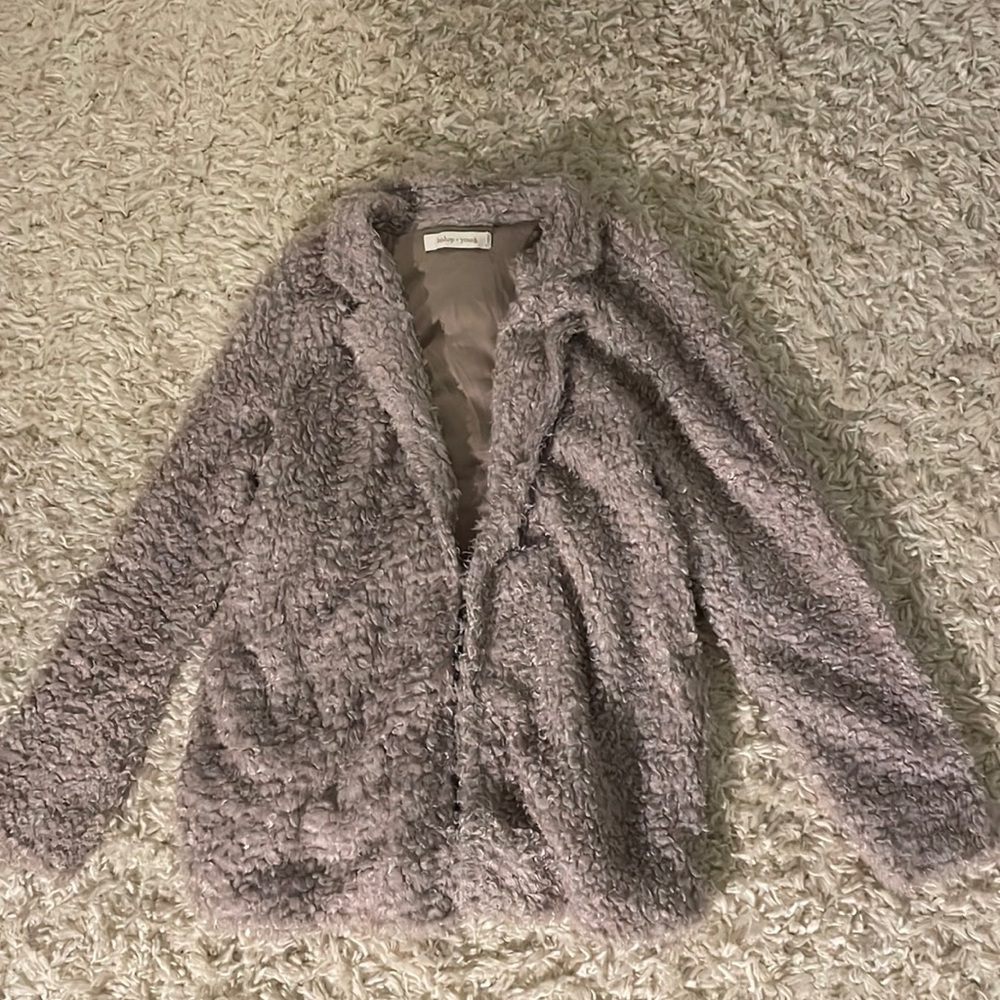 Anthropologie Fuzzy jacket Size L